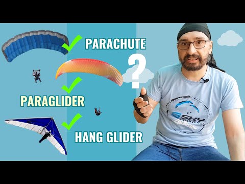 Paragliding, Parachute and Hang Gliding in India