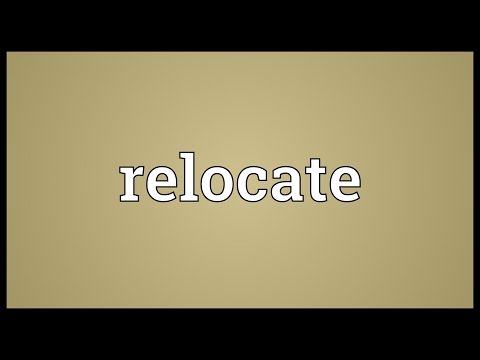 Relocate Meaning