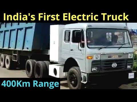400 KM Range Electric Heavy Duty Truck Made in India