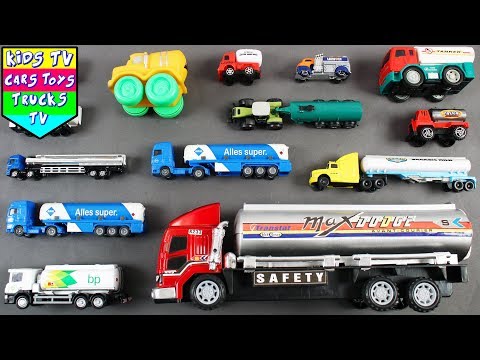 Leran Types Of Tanker Trucks With Street Vehicles For Children