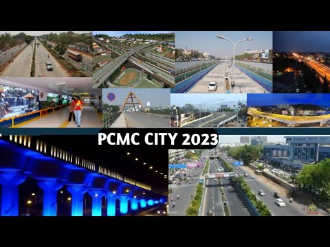 Pimpri Chinchwad City 2023 | New Pune Maharashtra| Green Clean New Pune City | BRTS-Metro 🚇