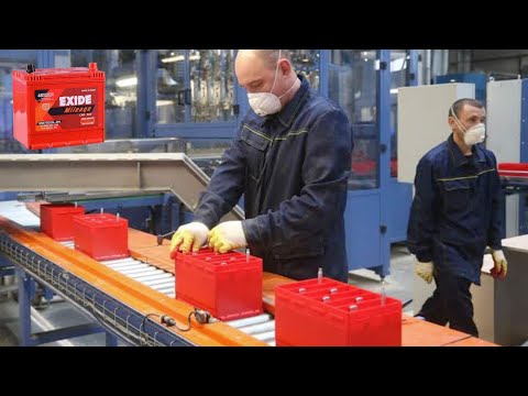 How Batteries Are Made In Factories | Electric Car Battery Production | Batteries Manufacturing