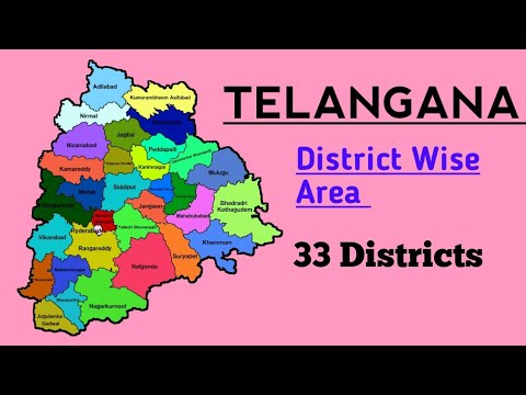 Telangana District Wise Total Area