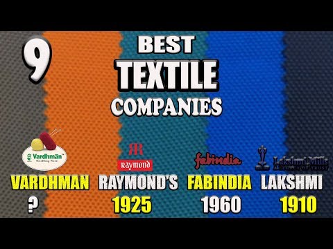 9 Best Textile Companies in India