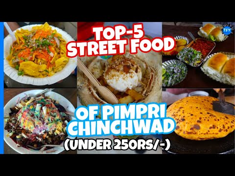 Top 5 Street Food of Pimpri Chinchwad(Under 250Rs) | Ashok Gola,Newale Misal,Butter Papdi| TFY VLOG