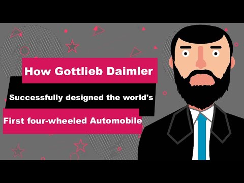Gottlieb Daimler Biography | Animated Video | Designed the world's First four-wheeled Automobile