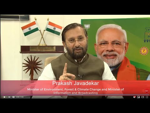 Mr. Prakash Javadekar, India’s Minister of Environment, Addresses the Plastics Industry