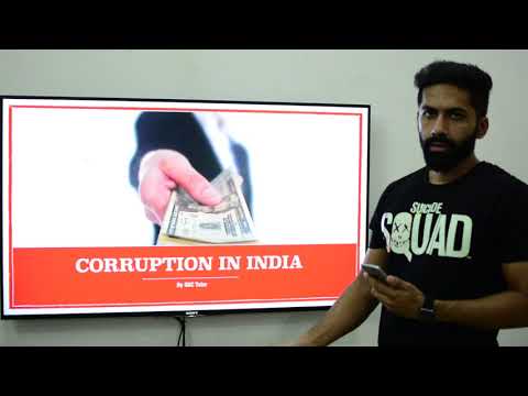 CORRUPTION IN INDIA - SSC | CGL | CHSL | MTS | BANK PO | Super Descriptive Series | ESSAY 4