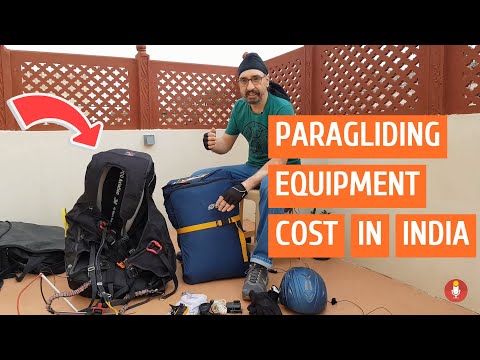 Paragliding Cost in India - Price of Equipment and Accessories