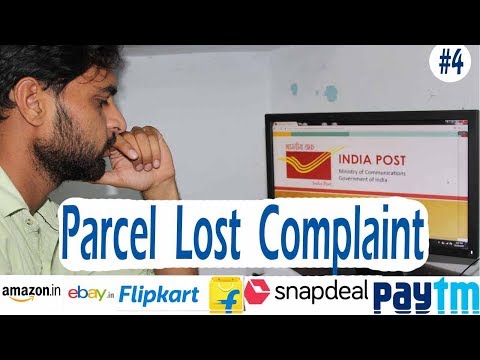 Parcel Lost Complaint in India Post