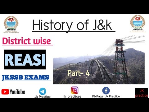 Reasi District | History Tourist Destinations | All Jkssb Exams | Part - 4 | @Jkpractice