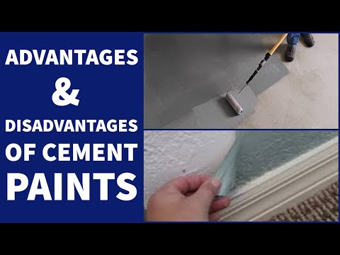 What are the Advantages and Disadvantages of Cement Paints