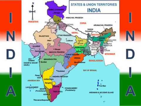 India State and Capital Map | All States Map of India