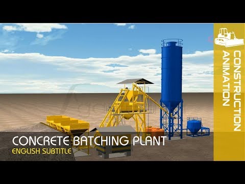Concrete Batching Plant Works - Ready Mix Machine | Mixing Plant