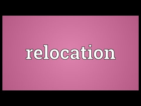 Relocation Meaning