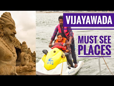VIJAYAWADA - DON'T MISS this 6 Places to Visit | UndavalliCaves, Bapu Museum, Bhavani Islands...