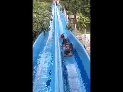 Water Slide Accident In Mexico