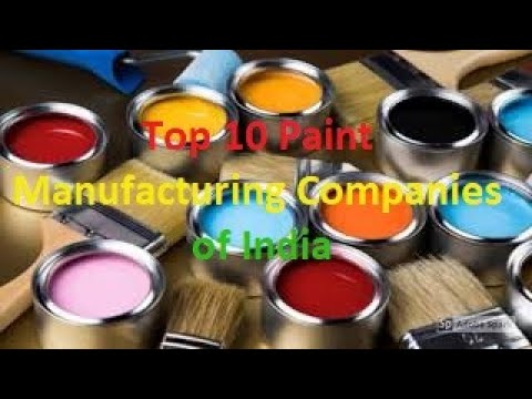 Top 10 paint manufacturing Companies of India #paint #wallpainting