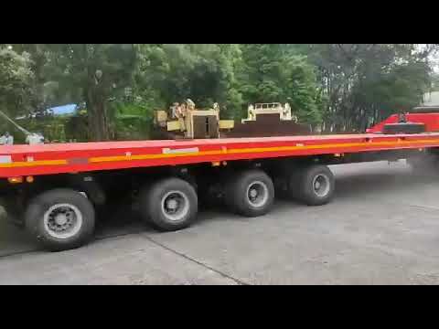 Self Loading Trailer Truck Indian Heavy Road Transportation Industry