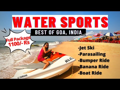 🏄Water Sports in Goa 🌴 Best Price with details | Parasailing, 🪂 JetSki, 🏄 Banana & Bumper 🏖️
