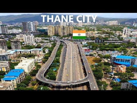 Thane City Aerial View🇮🇳 | 2021 | The City of Lakes | Mumbai🇮🇳