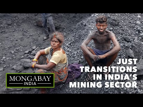 What are 'just transitions' for people and environment affected by mining in India?