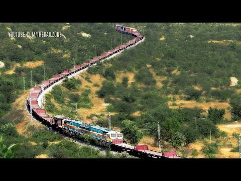 Longest Train in Indian Railways 2 KM Long | PYTHON Train