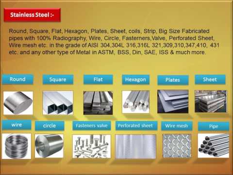 TYPES OF STEEL AND THEIR USES