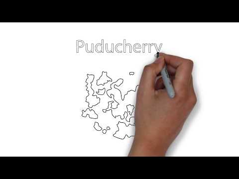 How to draw Puducherry map