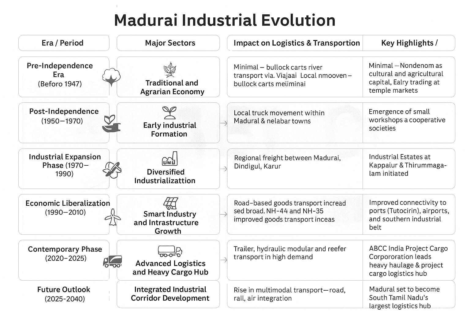 Madurai Industrial Evolution