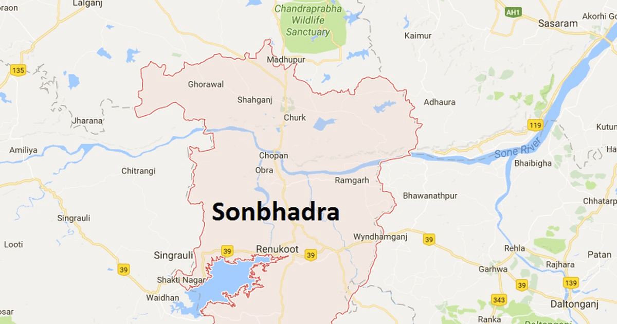Sonbhadra anpara renukoot map for all India transporters
