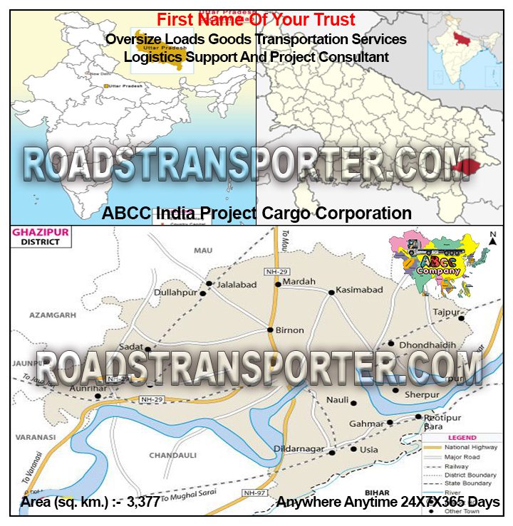 ghazipur map uttar pradesh