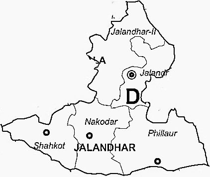 Punjab Jalandhar map for all India transporters