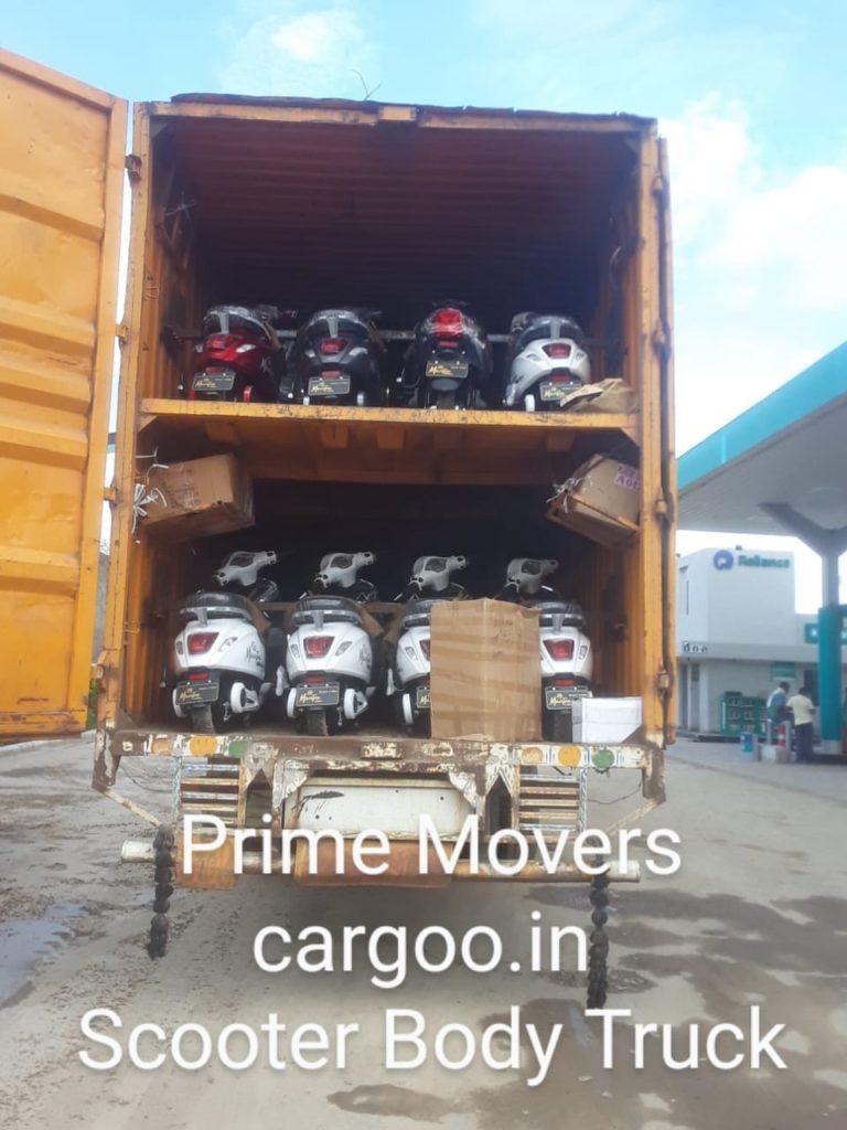 Chandigarh to All India two wheeler bike transport services with scooter body auto carrier truck