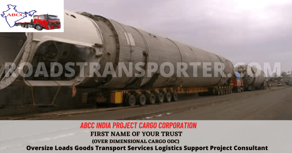 What is ODC Cargo Transportation Service Condition infrastructure development in India 7