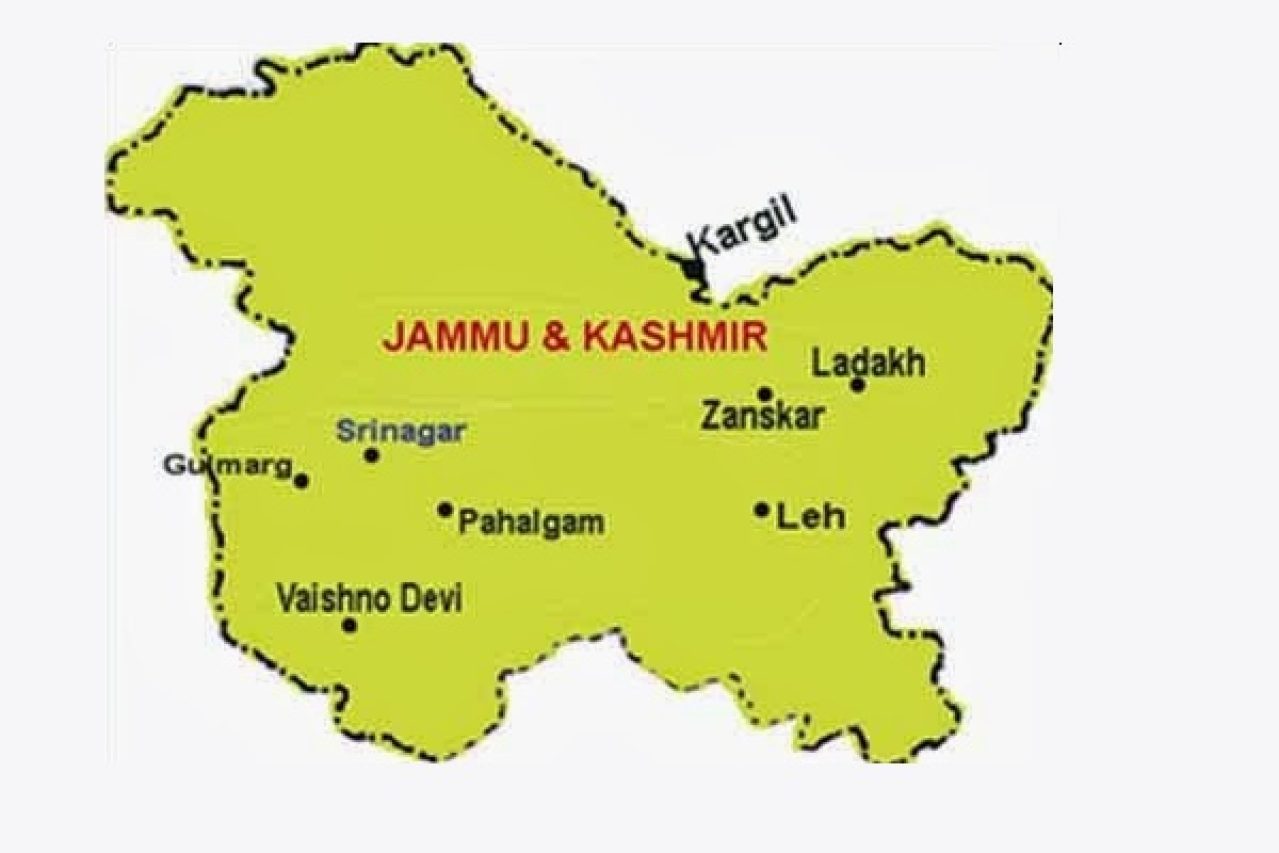 Transportation in Jammu and Kashmir Map North India State 