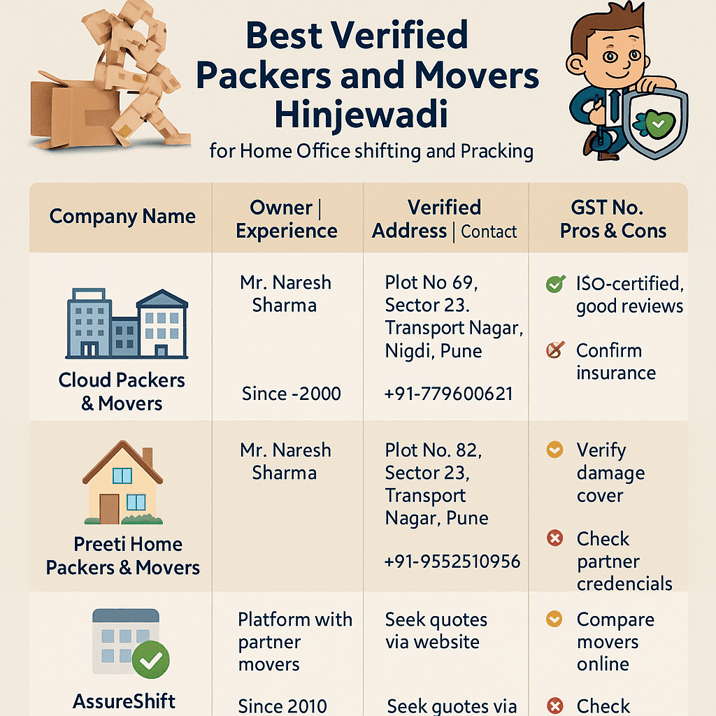 Best  Packers and Movers Hinjewadi 