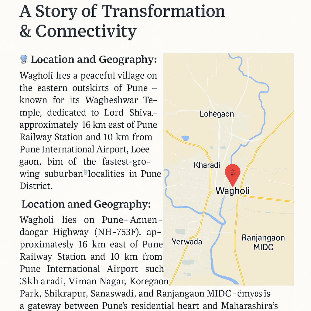 Where is Wagholi in Pune