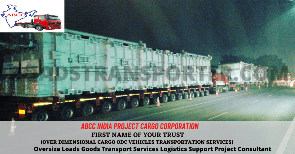 What is ODC Cargo Transportation Service Condition infrastructure development in India 6