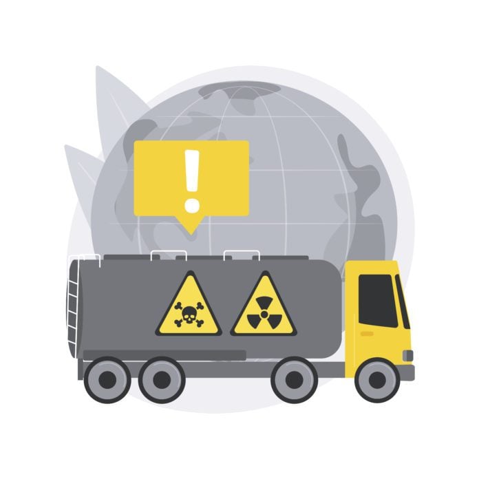 hazardous material truck transportation service