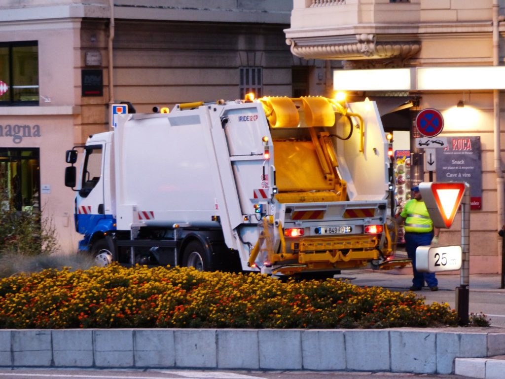 Garbage Truck waste management refuse truck, dustcart, rubbish truck, junk truck, bin wagon, dustbin lorry, bin lorry or bin van elsewhere. Technical names include waste collection vehicle and refuse collection vehicle (RCV)