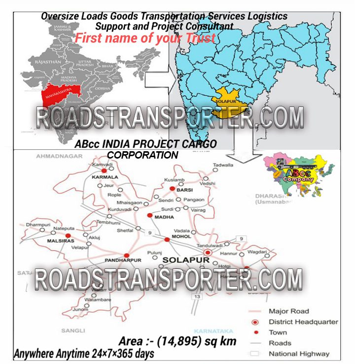 solapur transport map