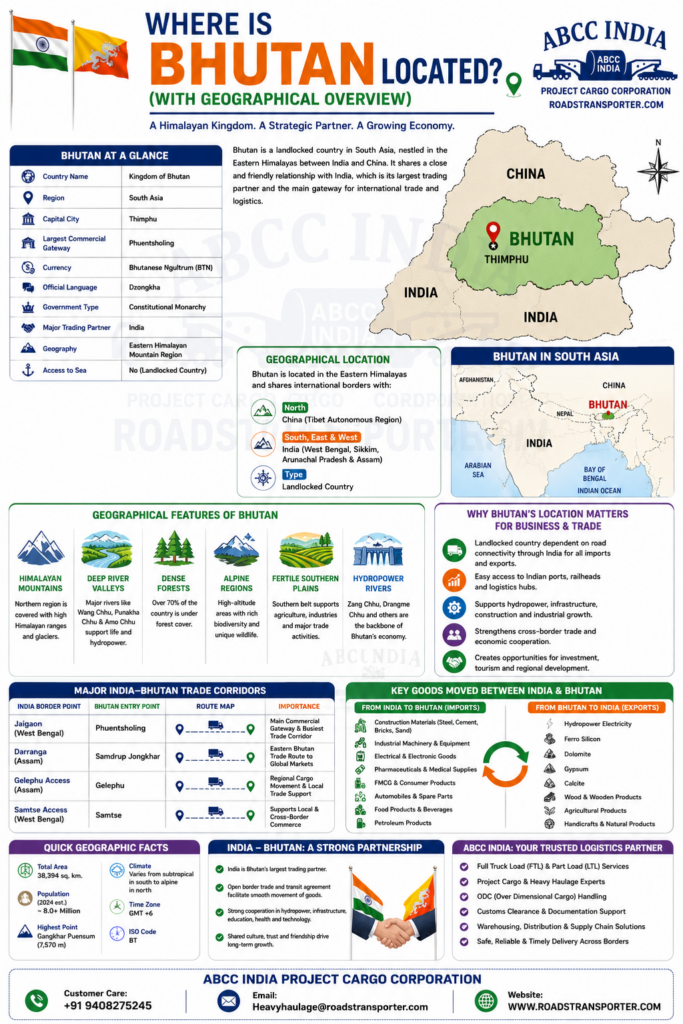 🚀 India to Bhutan Transportation Guide 2026 | Freight, Customs & Logistics 3