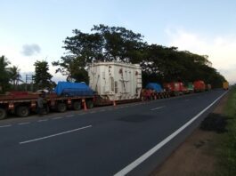 Drop Deck Trailer for 300 ton cargo