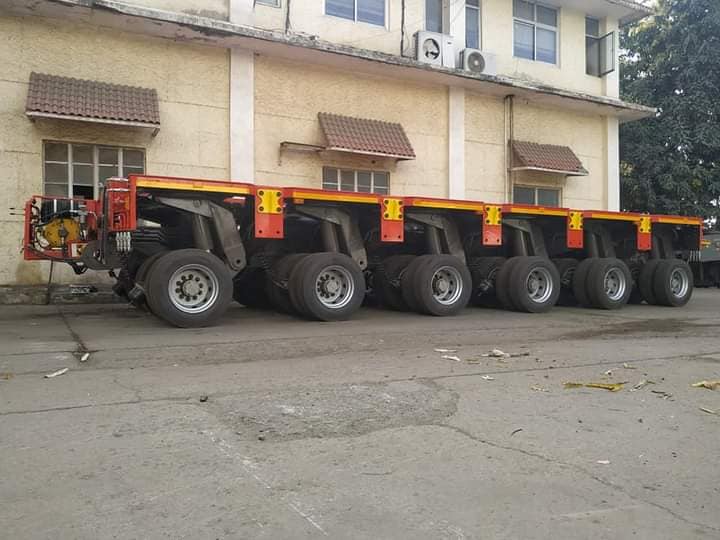 Modular Hydraulic Multi Axle Trailers Inventions manufacturers Specifications Association Specialization With all Pros and cons 7