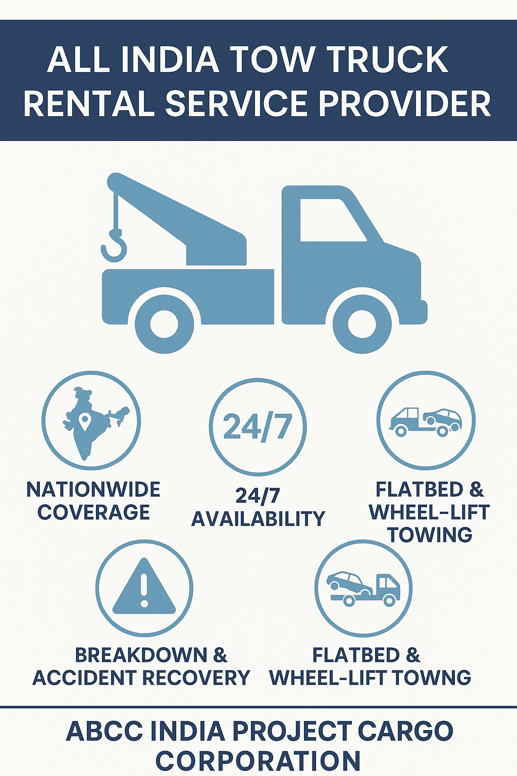 tow trucks rental services at genuine cost 24x7 anywhere anytime