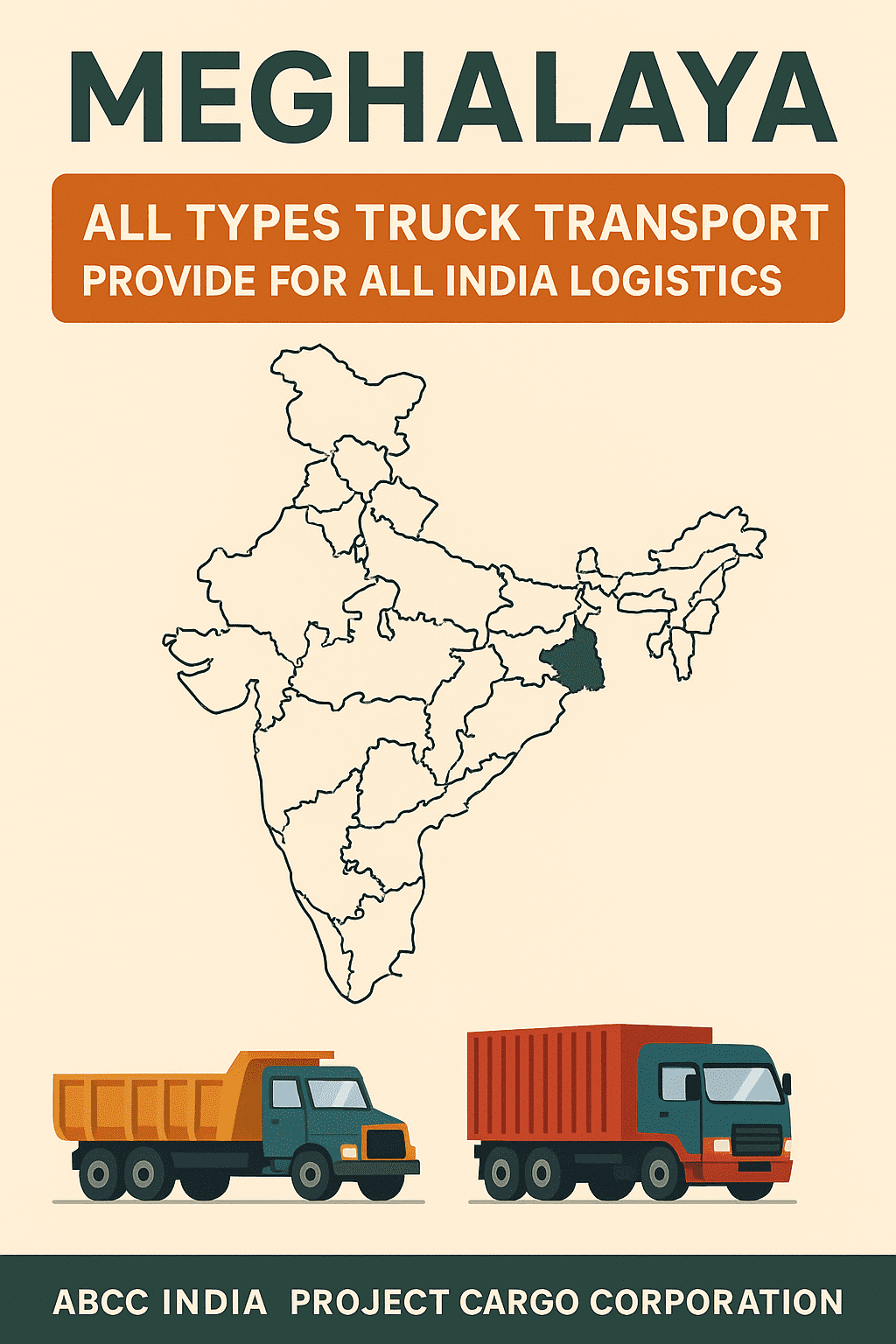 Meghalaya Transport Map