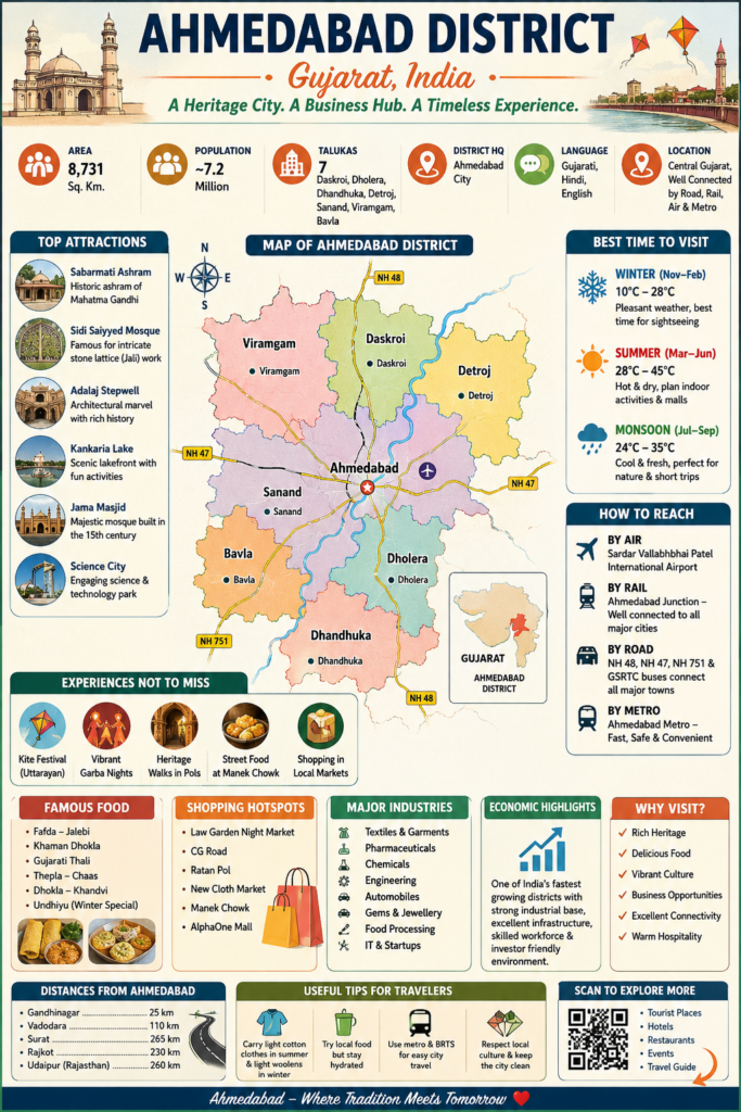 Ahmedabad Map