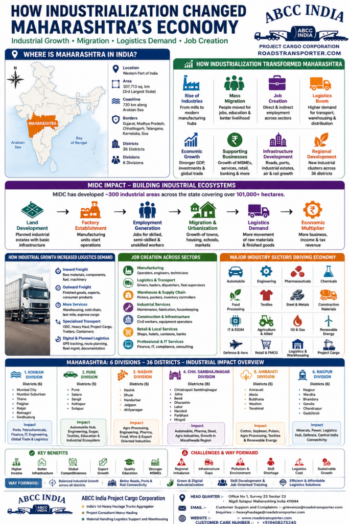 How Industrialization Changed Maharashtra’s Economy