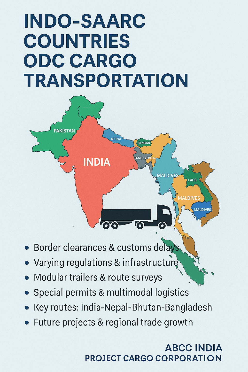 Indo-SAARC Countries ODC Over Dimensional Cargo Transportation